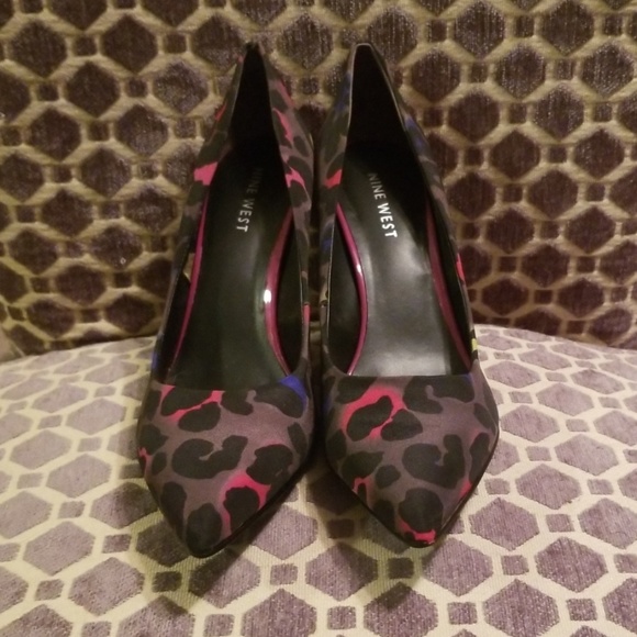 Multicolored Leopard Heels - Picture 2 of 3
